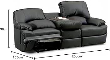 Amazon｜【メーカー保証付】電動リクライニングソファー 電動